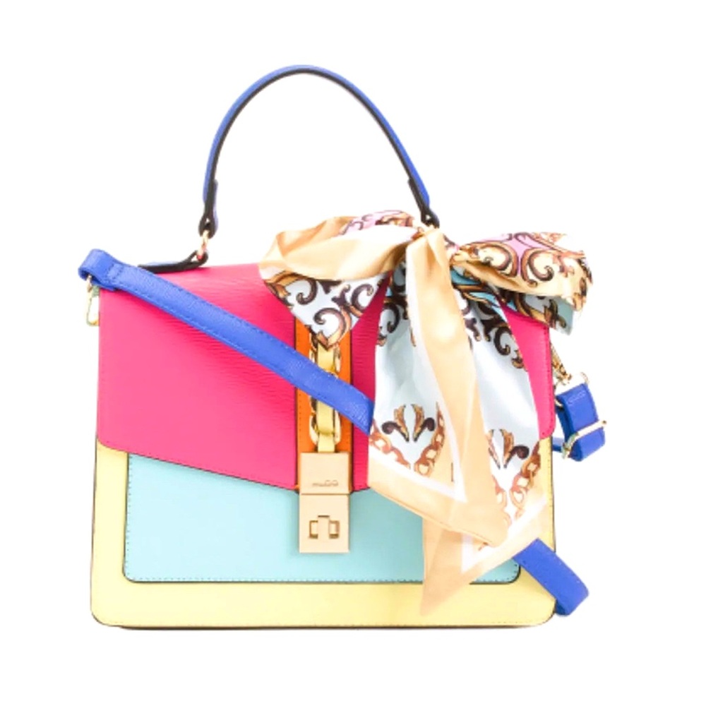 ALDO Multi-Colored Top Handle Satchel